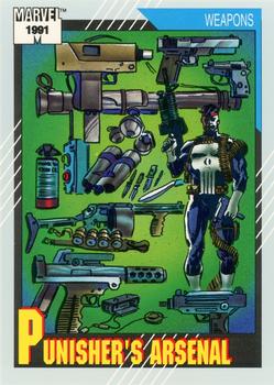 #132 Punisher's Arsenal - 1991 Impel Marvel Universe Series II