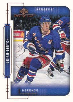 #132 Brian Leetch - New York Rangers - 1999-00 Upper Deck MVP Hockey