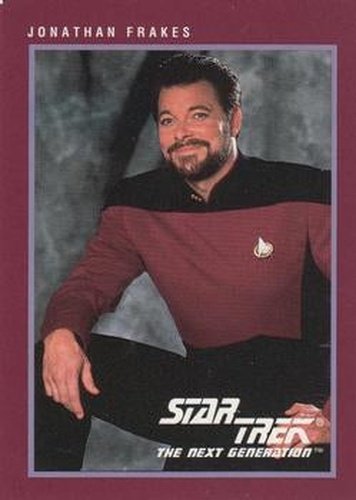 #132 Jonathan Frakes - 1991 Impel Star Trek 25th Anniversary