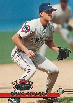 #132 Doug Strange - Chicago Cubs - 1993 Stadium Club Baseball