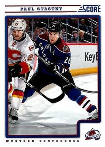 #132 Paul Stastny - Colorado Avalanche - 2012-13 Score Hockey