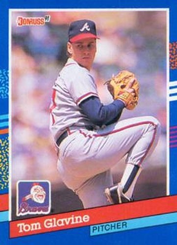 #132 Tom Glavine - Atlanta Braves - 1991 Donruss Baseball