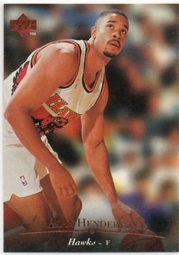 #132 Alan Henderson - Atlanta Hawks - 1995-96 Upper Deck Basketball