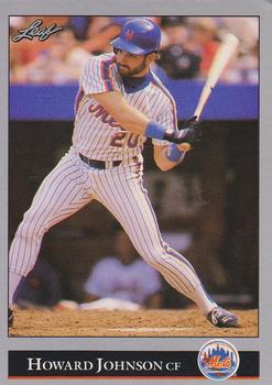 #132 Howard Johnson - New York Mets - 1992 Leaf Baseball
