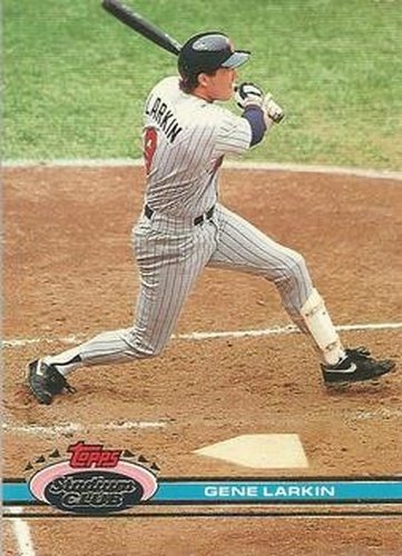#132 Gene Larkin - Minnesota Twins - 1991 Stadium Club Baseball
