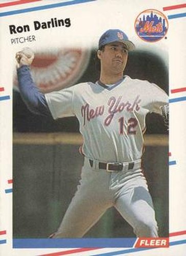 #132 Ron Darling - New York Mets - 1988 Fleer Baseball