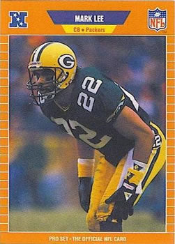 #132 Mark Lee - Green Bay Packers - 1989 Pro Set Football