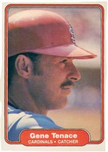 #132 Gene Tenace - St. Louis Cardinals - 1982 Fleer Baseball