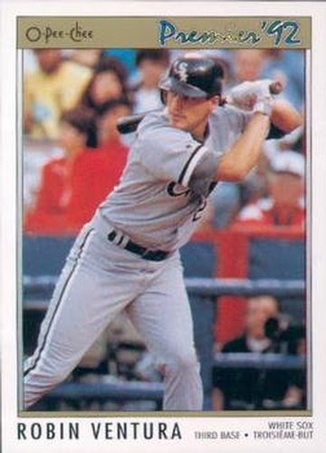 #132 Robin Ventura - Chicago White Sox - 1992 O-Pee-Chee Premier Baseball