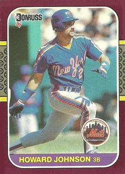 #132 Howard Johnson - New York Mets - 1987 Donruss Opening Day Baseball