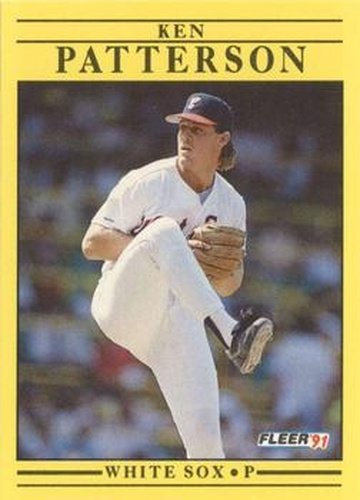 #132 Ken Patterson - Chicago White Sox - 1991 Fleer Baseball