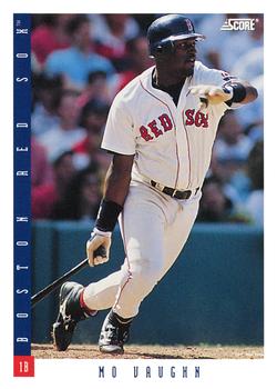 #132 Mo Vaughn - Boston Red Sox - 1993 Score Baseball