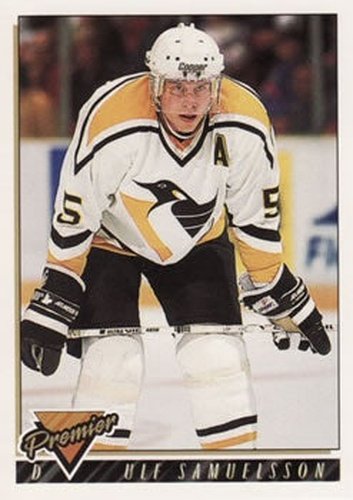 #132 Ulf Samuelsson - Pittsburgh Penguins - 1993-94 Topps Premier Hockey