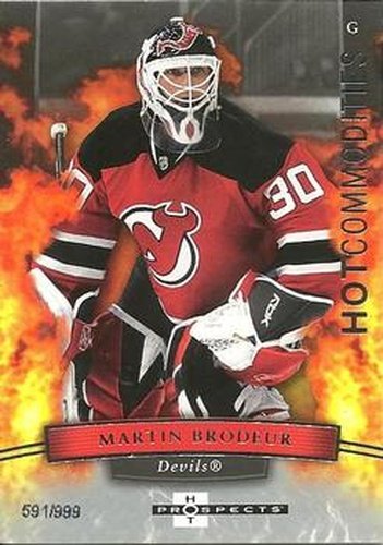 #132 Martin Brodeur - New Jersey Devils - 2007-08 Fleer Hot Prospects Hockey