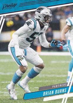#132 Brian Burns - Carolina Panthers - 2020 Panini Prestige Football