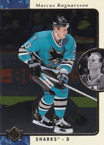 #132 Marcus Ragnarsson - San Jose Sharks - 1995-96 SP Hockey
