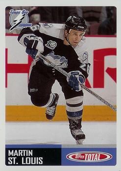 #132 Martin St. Louis - Tampa Bay Lightning - 2002-03 Topps Total Hockey