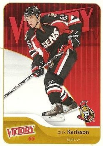 #132 Erik Karlsson - Ottawa Senators - 2011-12 Upper Deck Victory Hockey