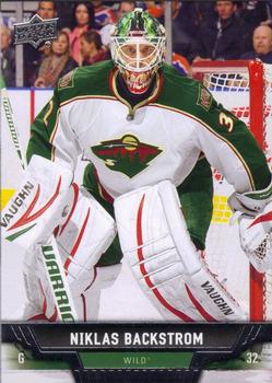 #132 Niklas Backstrom - Minnesota Wild - 2013-14 Upper Deck Hockey