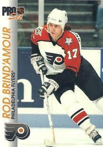#132 Rod Brind'Amour - Philadelphia Flyers - 1992-93 Pro Set Hockey