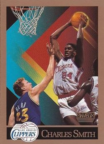 #132 Charles Smith - Los Angeles Clippers - 1990-91 SkyBox Basketball
