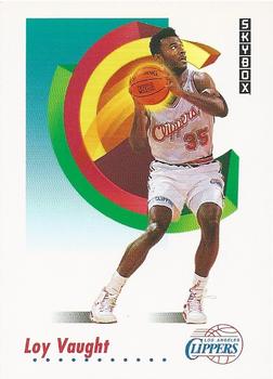 #132 Loy Vaught - Los Angeles Clippers - 1991-92 SkyBox Basketball
