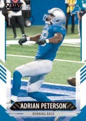 #132 Adrian Peterson - Detroit Lions - 2021 Score Football