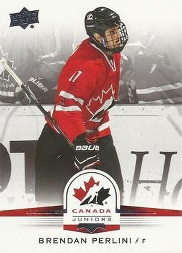 #132 Brendan Perlini - Canada - 2014-15 Upper Deck Team Canada Juniors Hockey