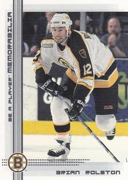 #132 Brian Rolston - Boston Bruins - 2000-01 Be a Player Memorabilia Hockey