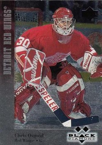 #132 Chris Osgood - Detroit Red Wings - 1996-97 Upper Deck Black Diamond Hockey