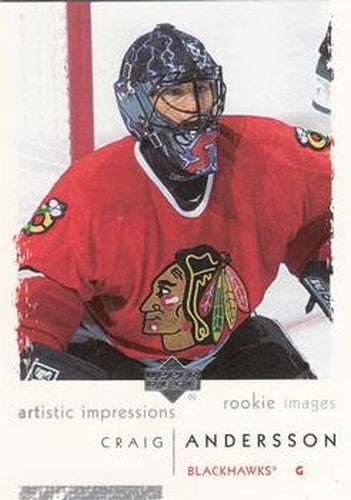 #132 Craig Andersson - Chicago Blackhawks - 2002-03 UD Artistic Impressions Hockey
