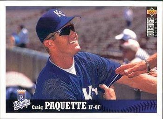 #132 Craig Paquette - Kansas City Royals - 1997 Collector's Choice Baseball