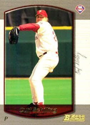 #132 Curt Schilling - Philadelphia Phillies - 2000 Bowman Baseball