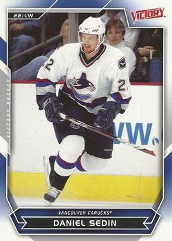 #132 Daniel Sedin - Vancouver Canucks - 2007-08 Upper Deck Victory Hockey