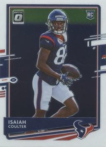 #132 Isaiah Coulter - Houston Texans - 2020 Donruss Optic Football