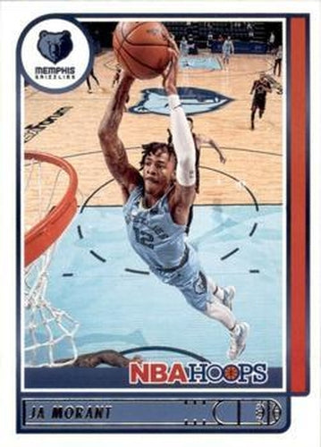 #132 Ja Morant - Memphis Grizzlies - 2021-22 Hoops Basketball