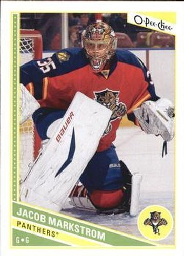 #132 Jacob Markstrom - Florida Panthers - 2013-14 O-Pee-Chee Hockey
