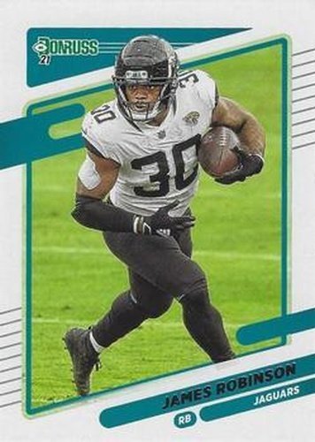 #132 James Robinson - Jacksonville Jaguars - 2021 Donruss Football