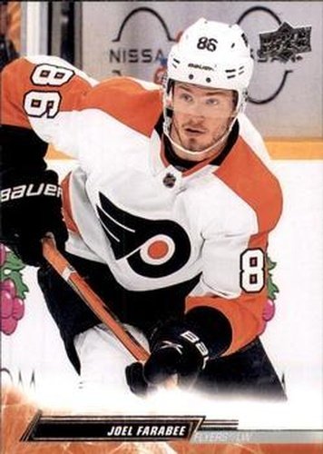 #132 Joel Farabee - Philadelphia Flyers - 2022-23 Upper Deck Hockey