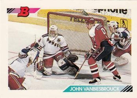 #132 John Vanbiesbrouck - New York Rangers - 1992-93 Bowman Hockey