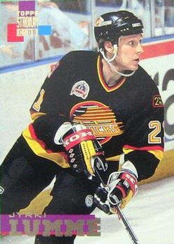 #132 Jyrki Lumme - Vancouver Canucks - 1994-95 Stadium Club Hockey