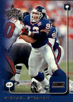 #132 Michael Strahan - New York Giants - 1999 Leaf Rookies & Stars Football