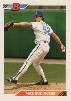 #132 Mike Boddicker - Kansas City Royals - 1992 Bowman Baseball