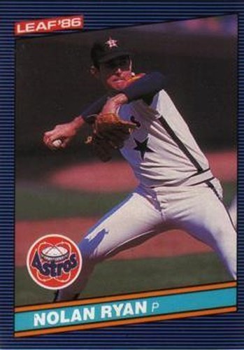 #132 Nolan Ryan - Houston Astros - 1986 Leaf Baseball