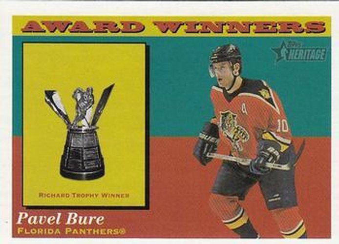 #132 Pavel Bure - Florida Panthers - 2001-02 Topps Heritage Hockey