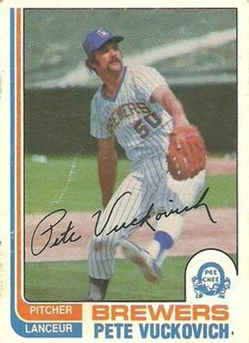 #132 Pete Vuckovich - Milwaukee Brewers - 1982 O-Pee-Chee Baseball