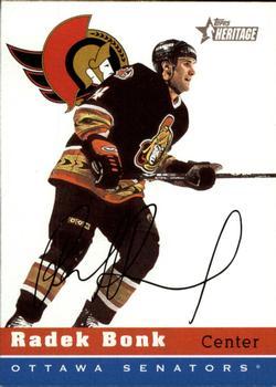 #132 Radek Bonk - Ottawa Senators - 2000-01 Topps Heritage Hockey