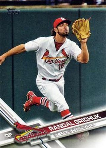 #132 Randal Grichuk - St. Louis Cardinals - 2017 Topps Baseball