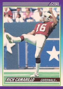 #132 Rich Camarillo - Phoenix Cardinals - 1990 Score Football