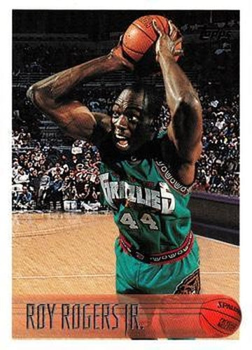 #132 Roy Rogers - Vancouver Grizzlies - 1996-97 Topps Basketball